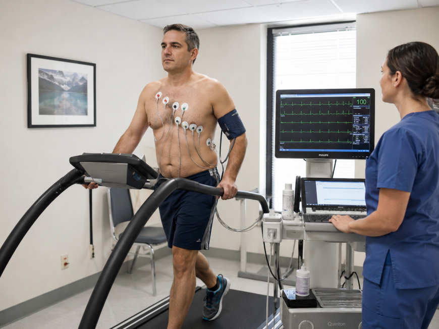test da sforzo al treadmill